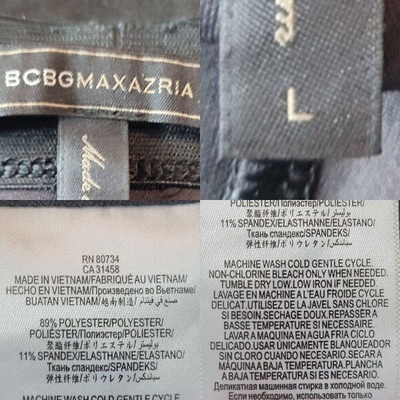 Revolves BCBGMAXAZRIA Faux Suede High-Waisted Mason Leggings L Black Baddie - Picture 3 of 12